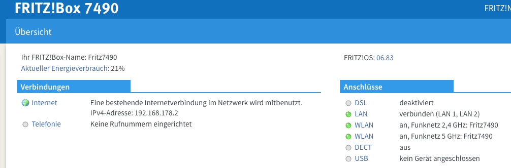 Mitbenutzung der Internetverbindung