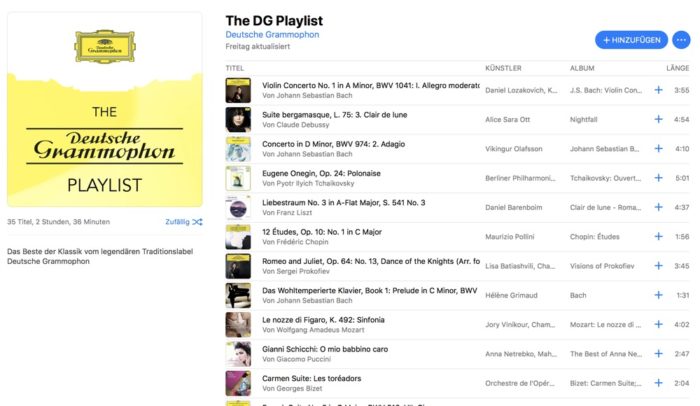 Apple Music Deutsche Grammophon