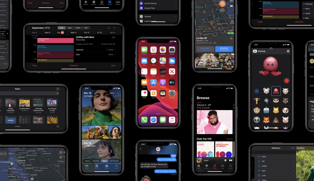 iOS 13 Dark Mode